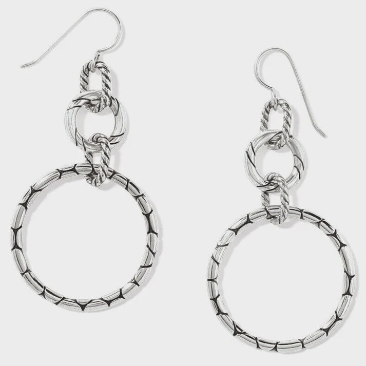 Pebble Rings French Wire Earrings-JE4700