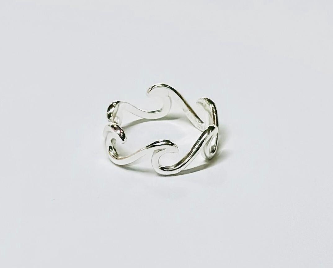 Sterling Silver Multi Wave Ring