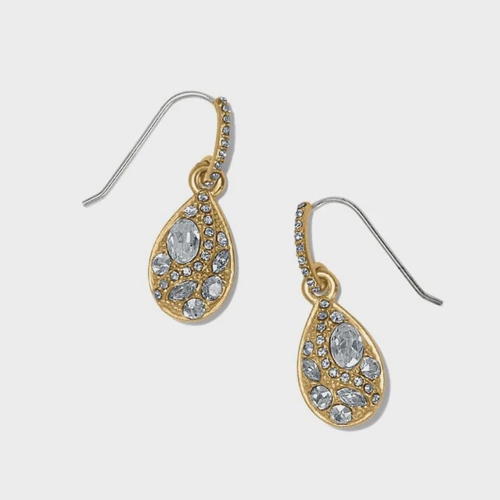 Trust Your Journey Golden French Wire Earrings-JA9926