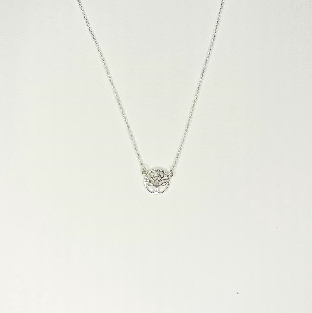 Sterling Silver Small Tree of Life Necklace