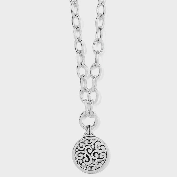 Contempo Medallion Charm Necklace, Attribute: S NK