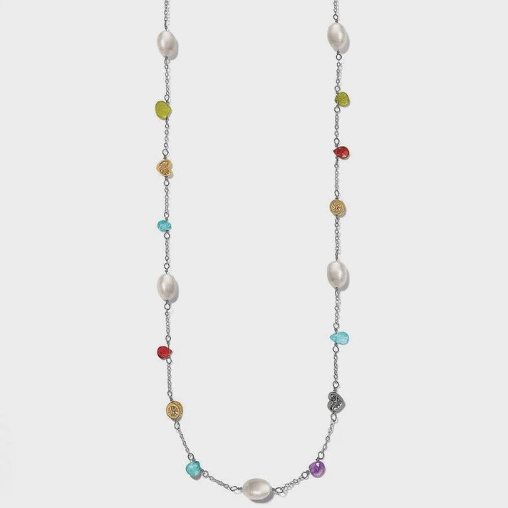 Eye Candy Pearl Long Necklace-J48212
