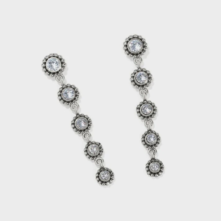 Twinkle Drops Post Drop Earrings-JA9929