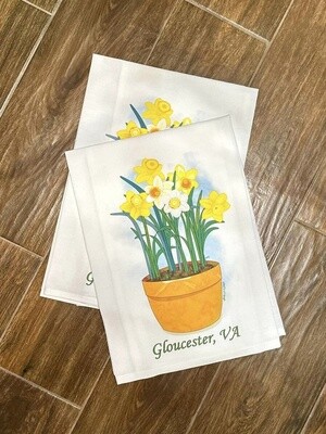 Gloucester Daffodil Flour Sack Towel