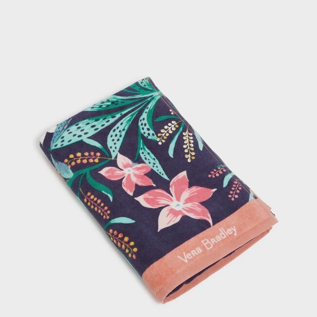 Beach Towel - Flaming Garden