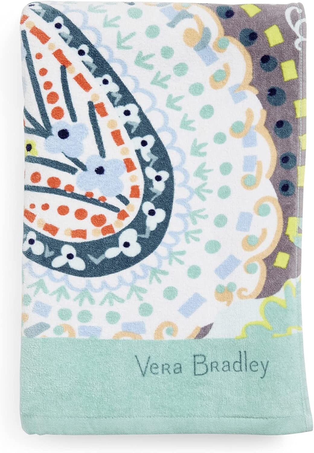 Beach Towel - Citrus Paisley