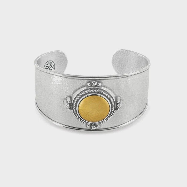 Monete Wide Cuff Bracelet-JF0070