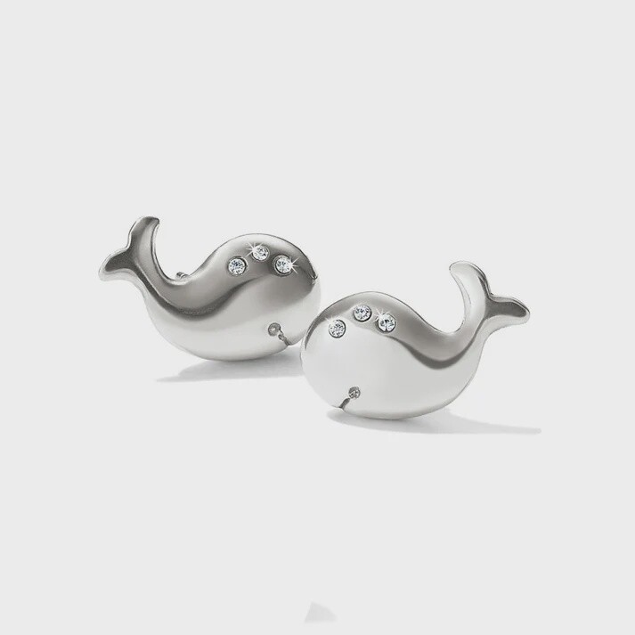 Humphrey The Whale Mini Post Earrings- J20940