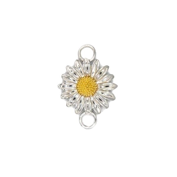 Sterling Silver and 18K Gold Daisy Topper