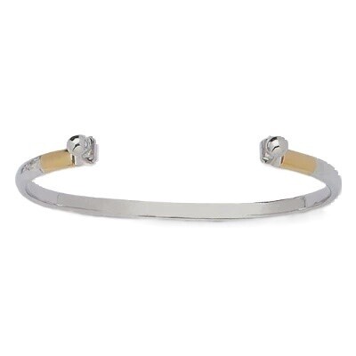 Sterling Silver and 18K Gold Convertible Bracelet