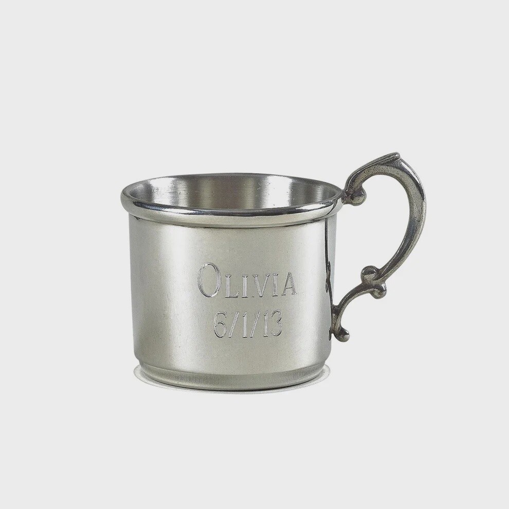 Engravable Pewter Baby Cup