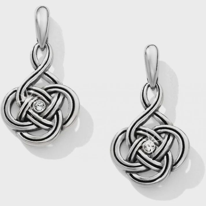 Interlok Petite Post Drop Earrings-JA1811