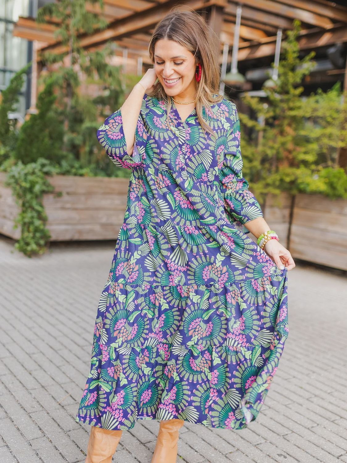 Benette Dress - Toucan Tango Navy