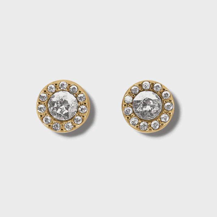 ILLUMINA SOLITAIRE POST EARRINGS-JA8261 / JA8262, Colour: Gold