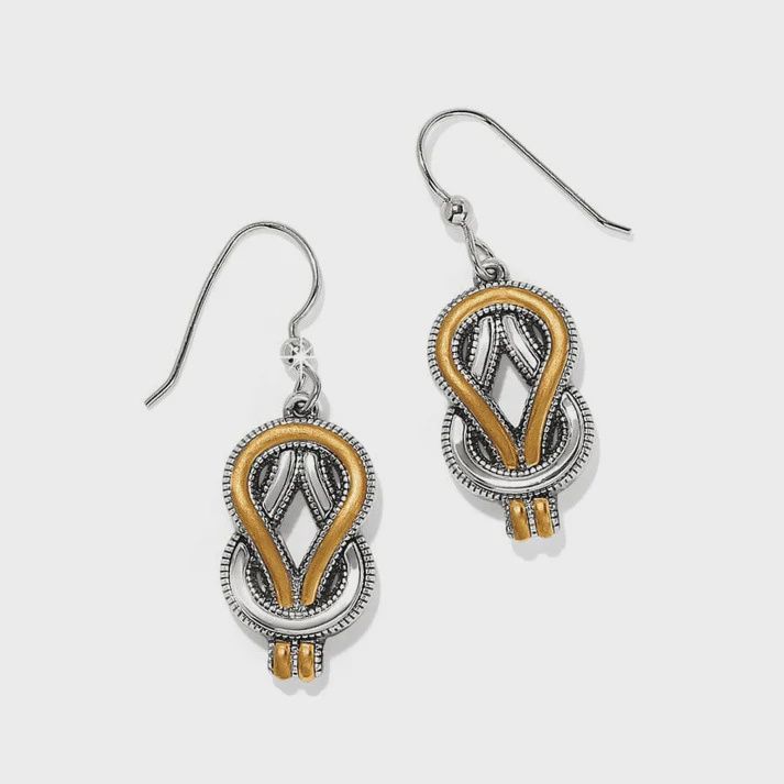 Interlok Harmony 2 Tone French Wire Earrings JA9967