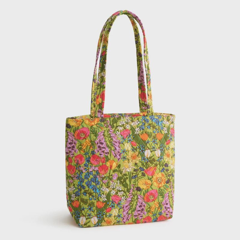 Small Original Zip Tote Bag Meadow Bouquet