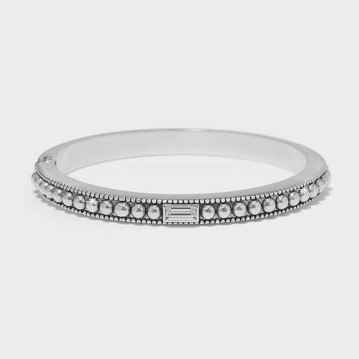Pretty Tough Gem Hinged Bracelet-JF021D