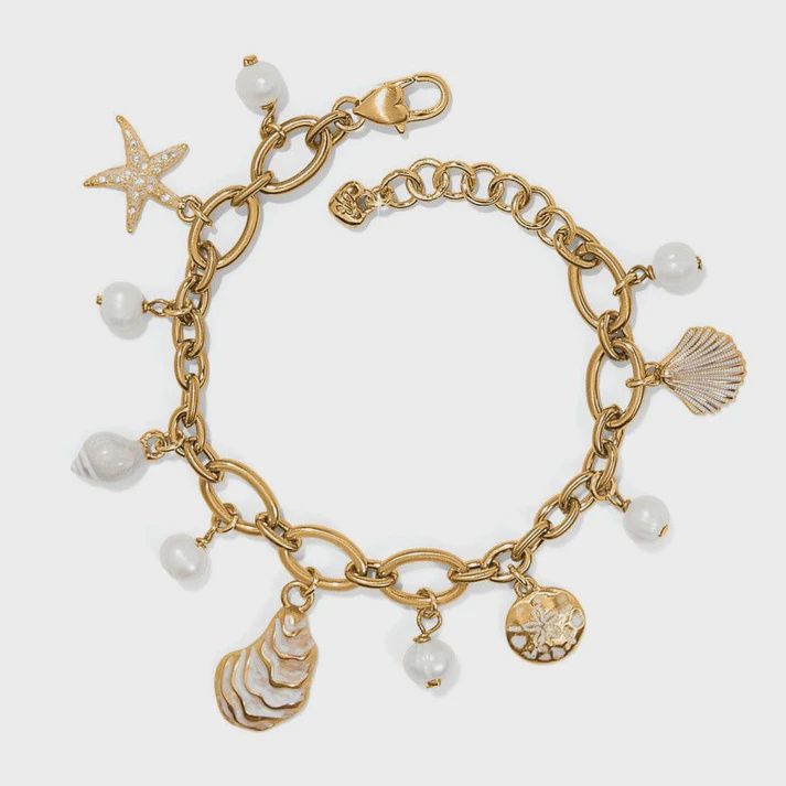 Sunset Cove Pearl Charm Bracelet-JF0212