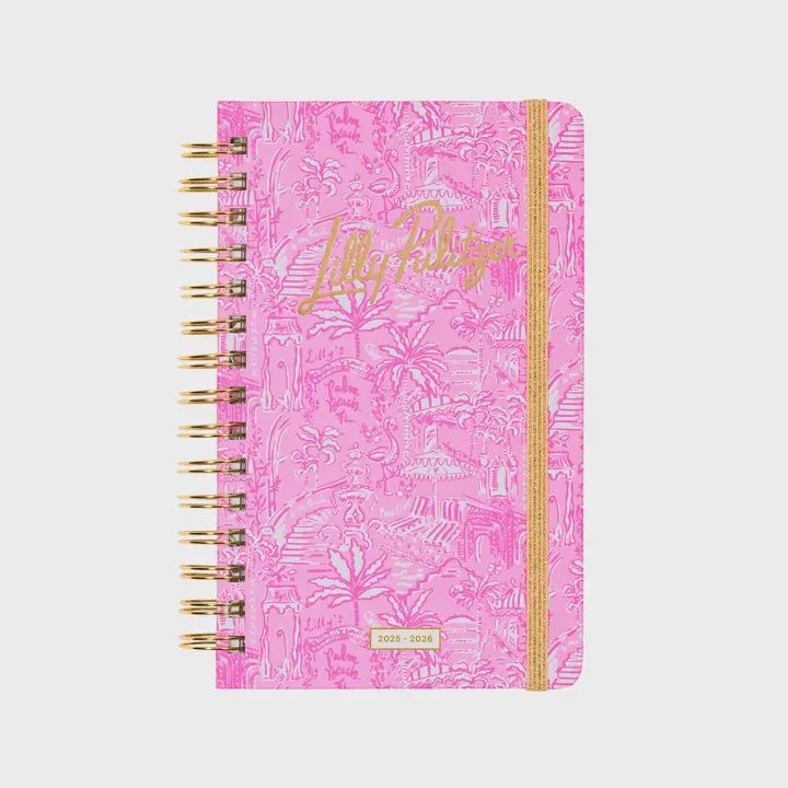 Medium 17 Month Agenda, Pattern: Palm Beach Playground