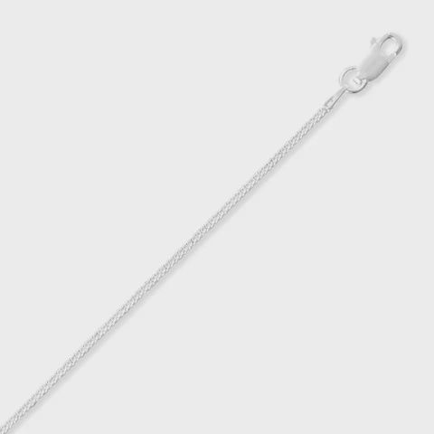Sterling Silver 040 Curb Chain Necklace (1.4mm)