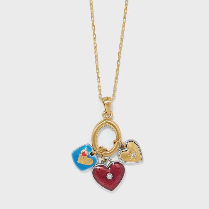 One Heart Charm Necklace