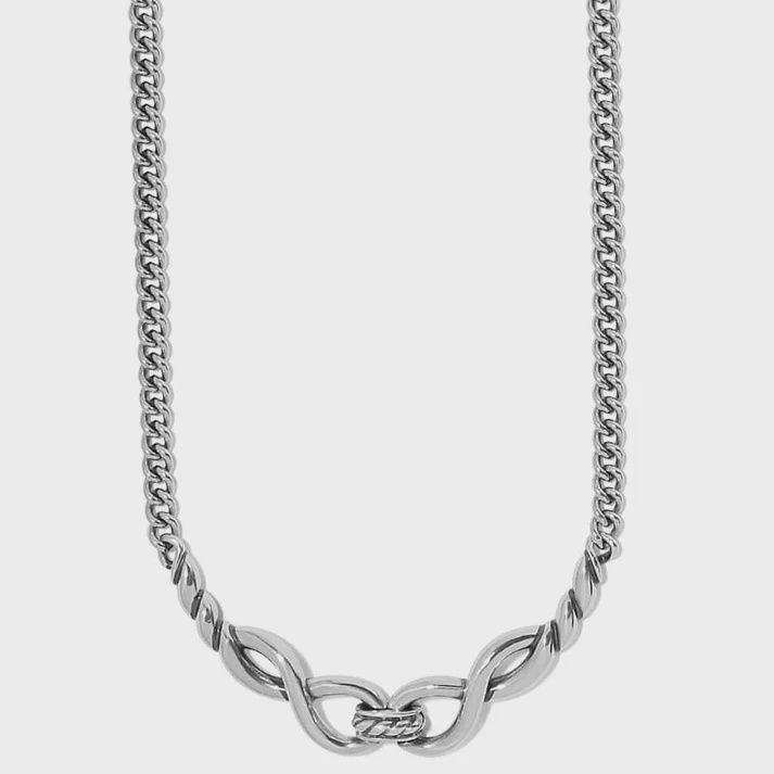 Interlok Infinity Collar Necklace