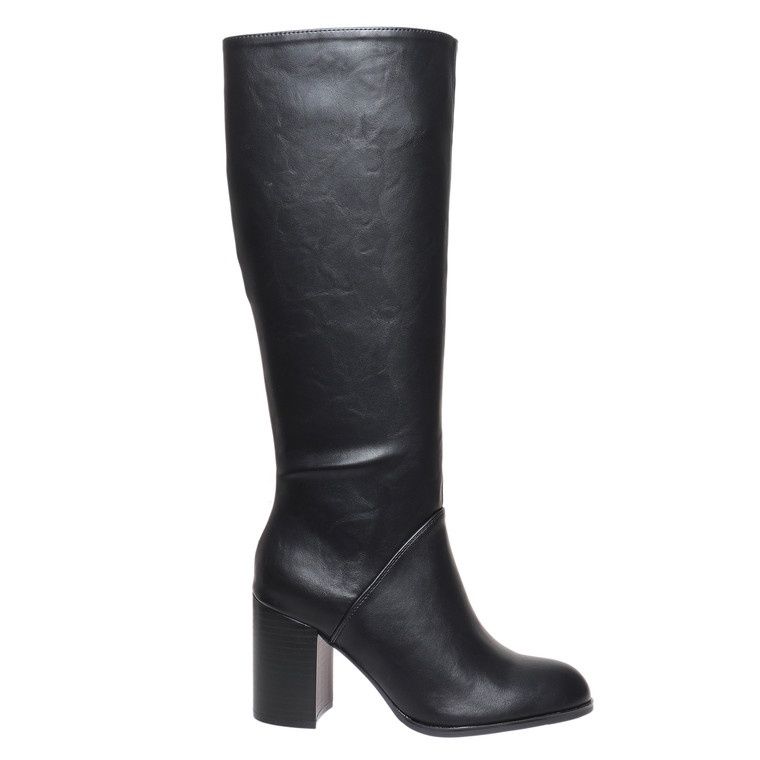 Wake Black Suede Tall Boot