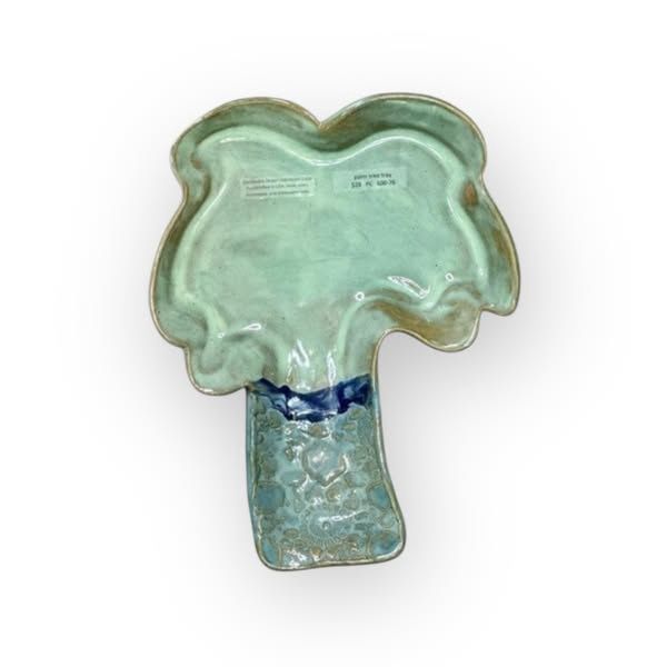 Palm Tree Tray - Ocean Heirloom Lace
