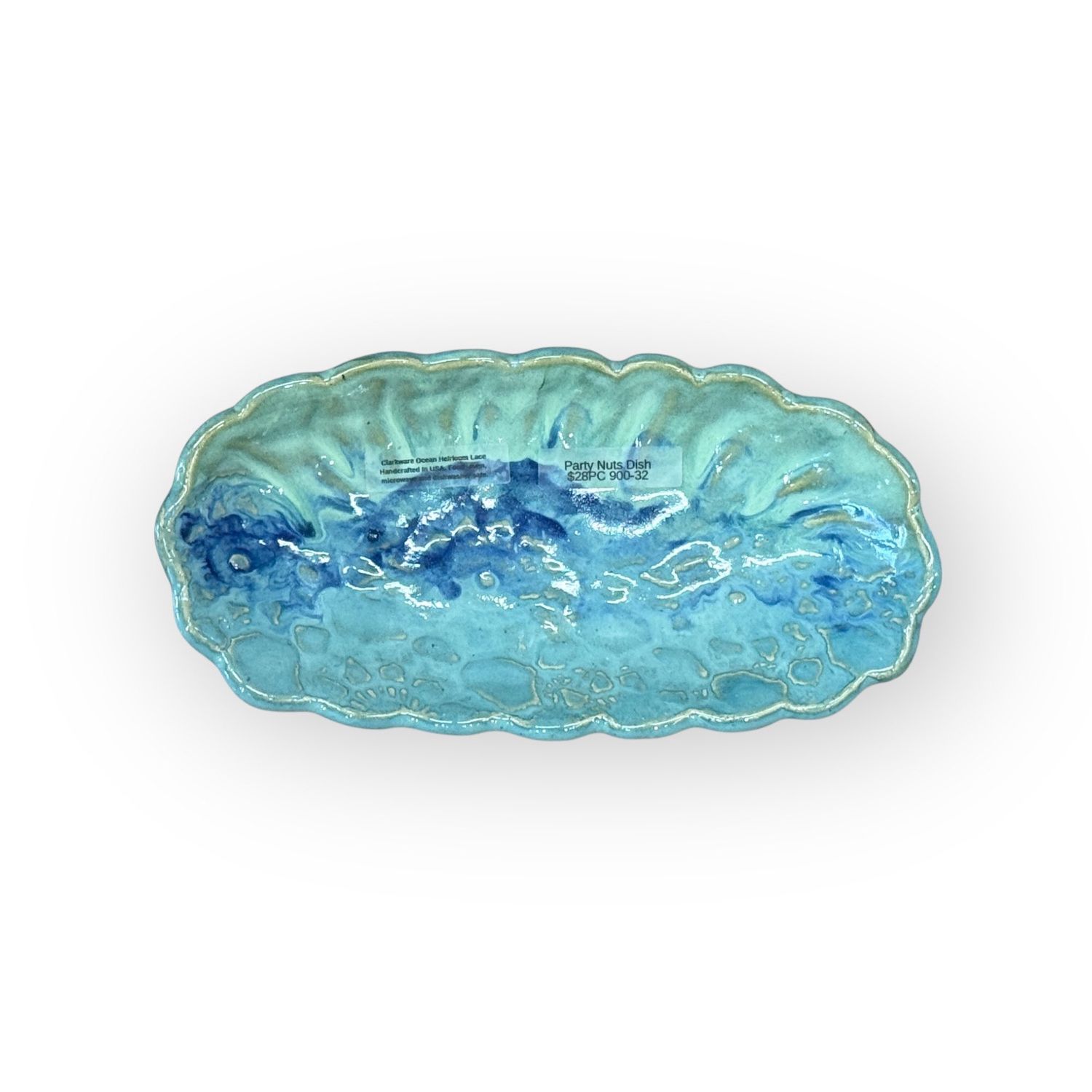 Party Nuts Dish - Ocean Heirloom Lace