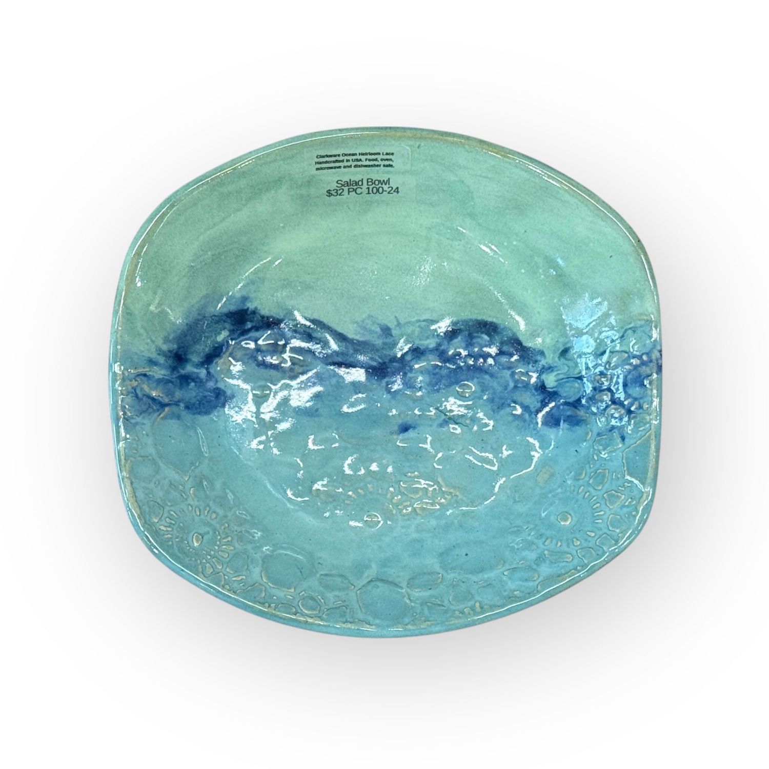 Salad Bowl - Ocean Heirloom Lace