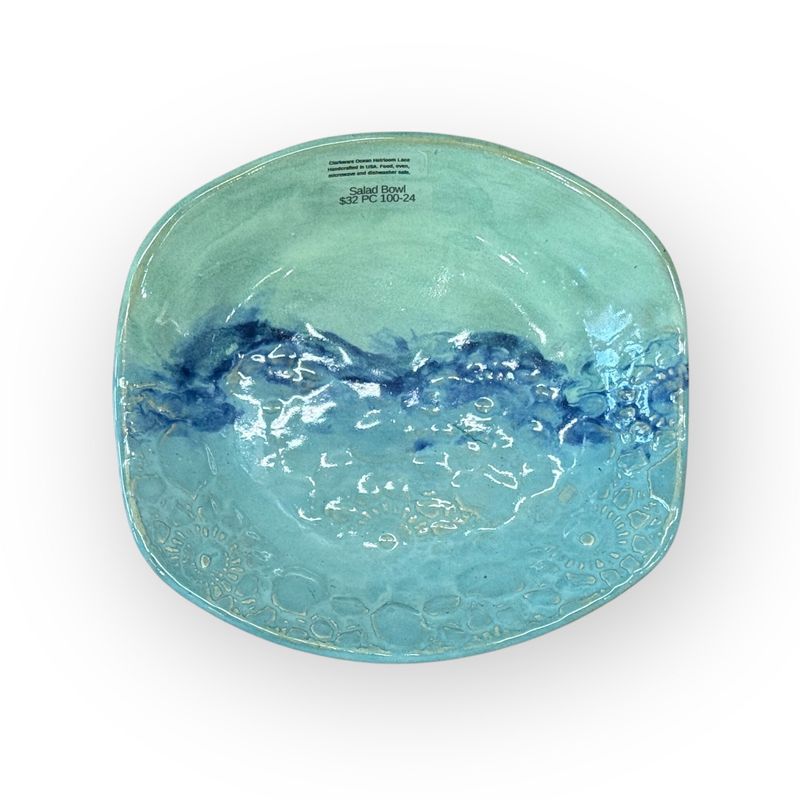 Salad Bowl - Ocean Heirloom Lace