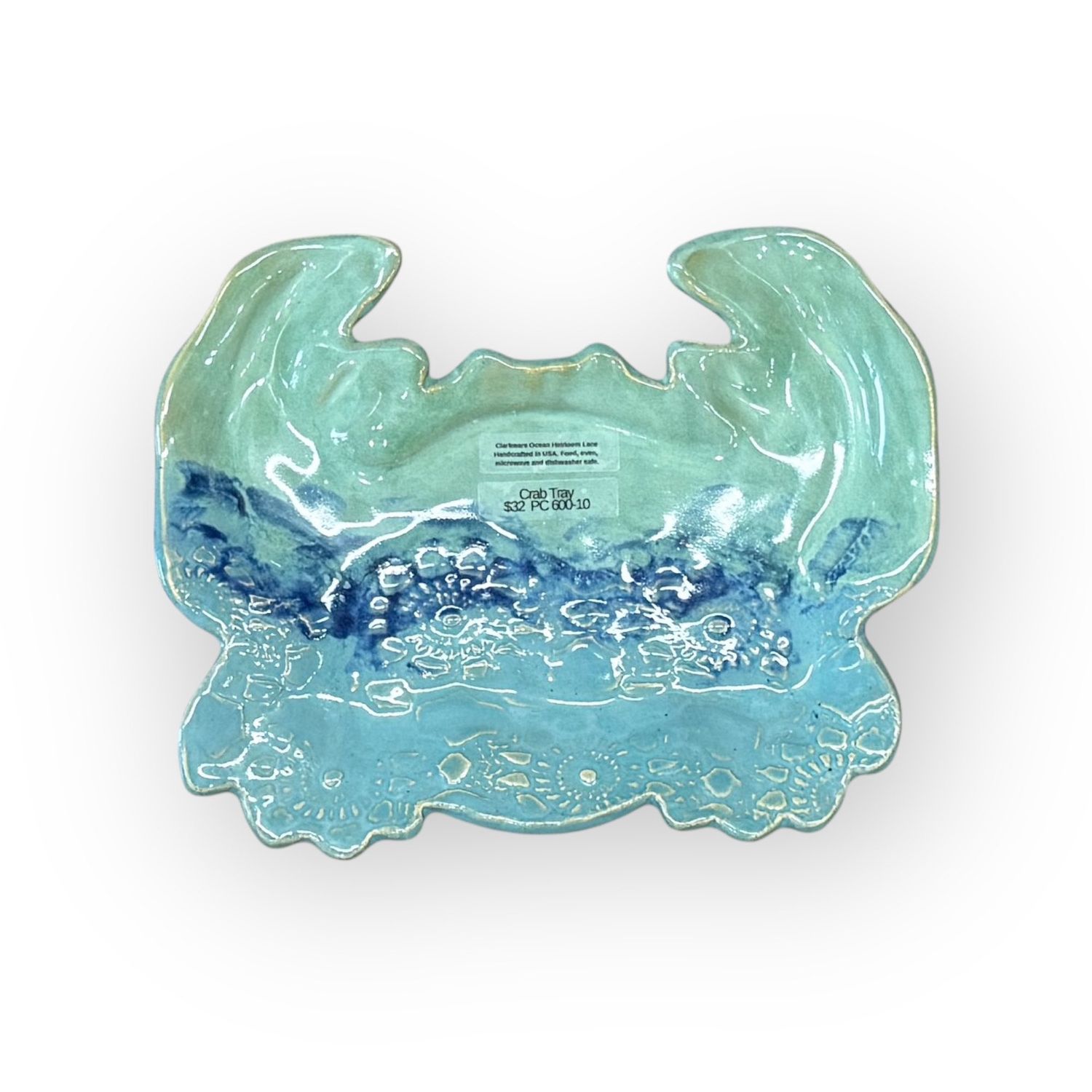 Crab Tray - Ocean Heirloom Lace