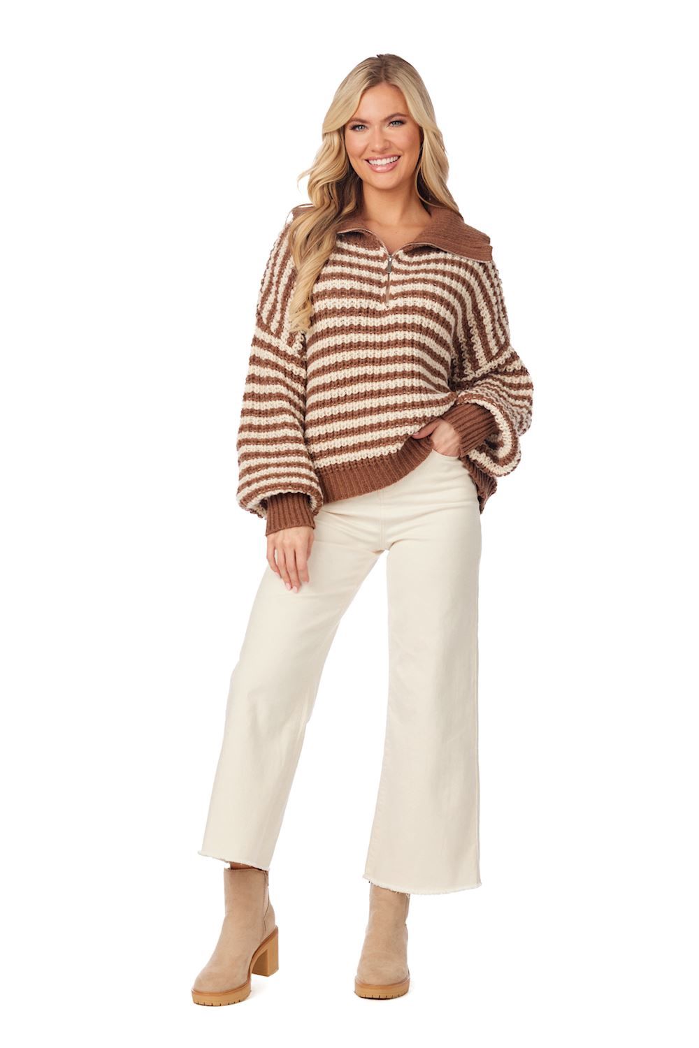 Cream Norris Pullover