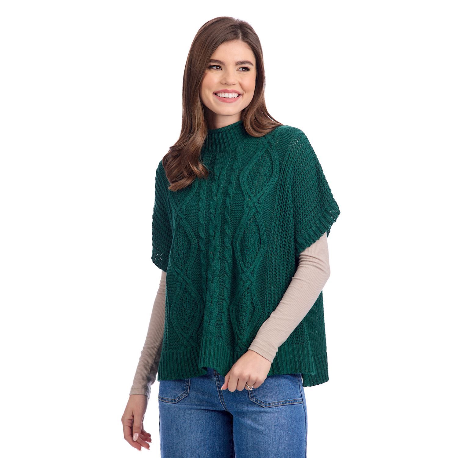 Claude Cable Knit Sweater, Colour: Green