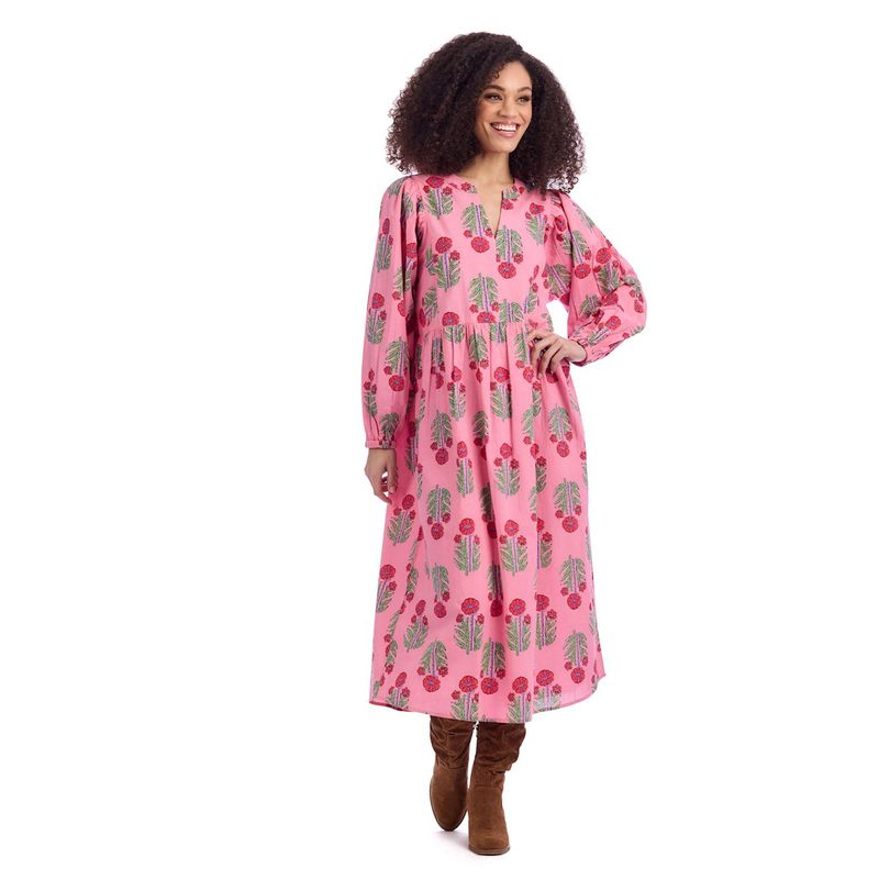 Pippa Midi Dress - Pink