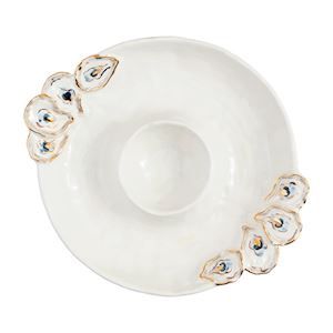 Oyster Chip &amp; Dip Server