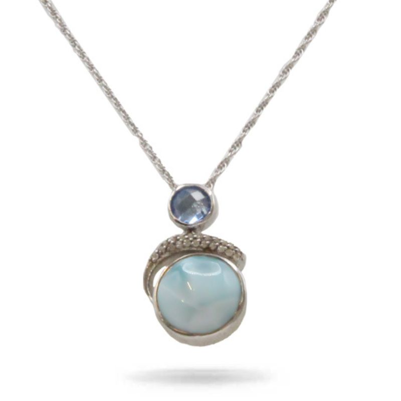 Como Larimar Necklace