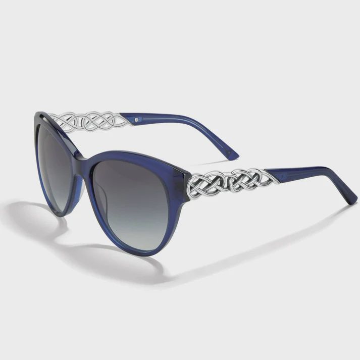 Interlok Braid Silver-Blue Sunglasses
