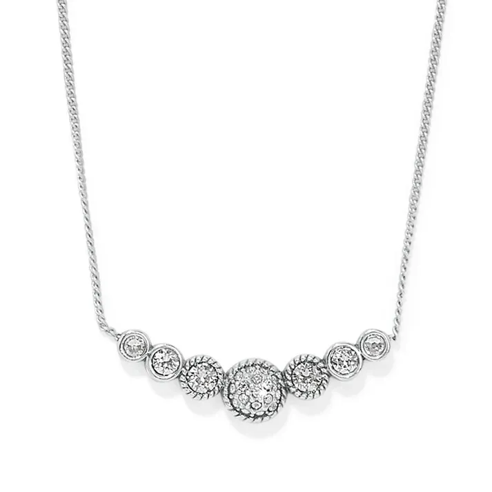 Illumina Celeste Bar Necklace, Attribute: Silver