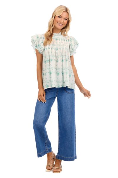Dolly Floral Flutter Top