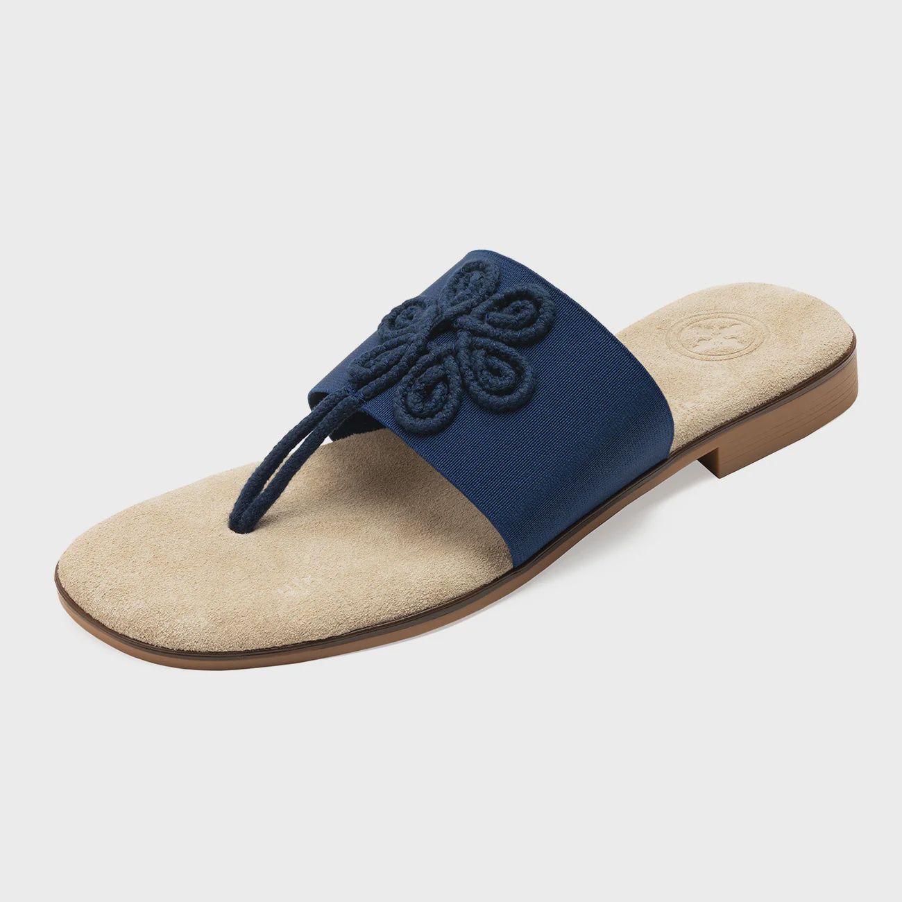 Morris Thong Sandal - Navy Flower