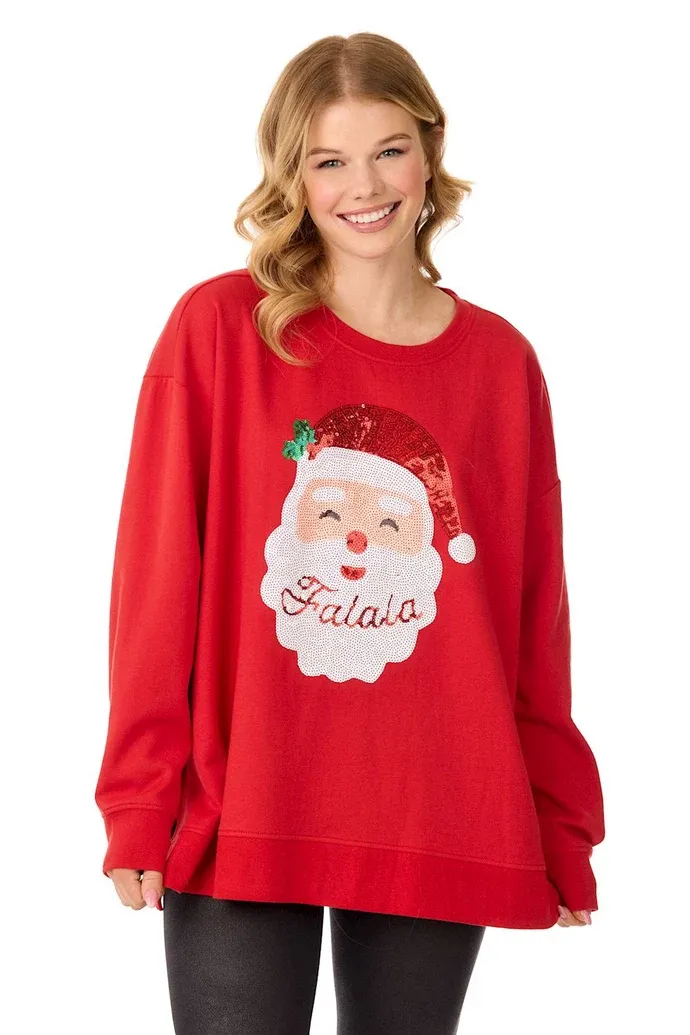 Santa Sparkle Sweatshirt