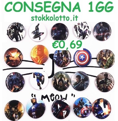 âŹ0,69 - 10 spille 3cm zaino scuola Capitan America