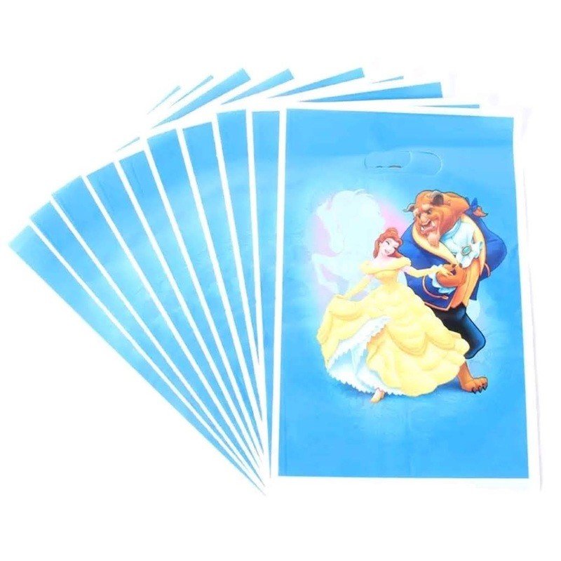 Sacchettini confezione regalo a tema Bella e la Bestia