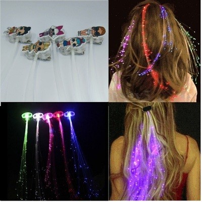 âŹ1,39 - 10 Clips Hair Extension LoL Surprise Ciocche Luminose Capelli