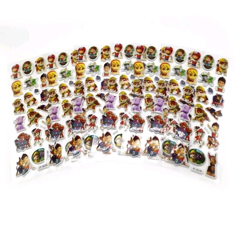 30 fogli stickers Adesivi Paw Patrol