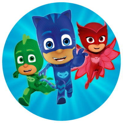 10 Portachiavi PJ Masks Grandi 5cm zaino scuola