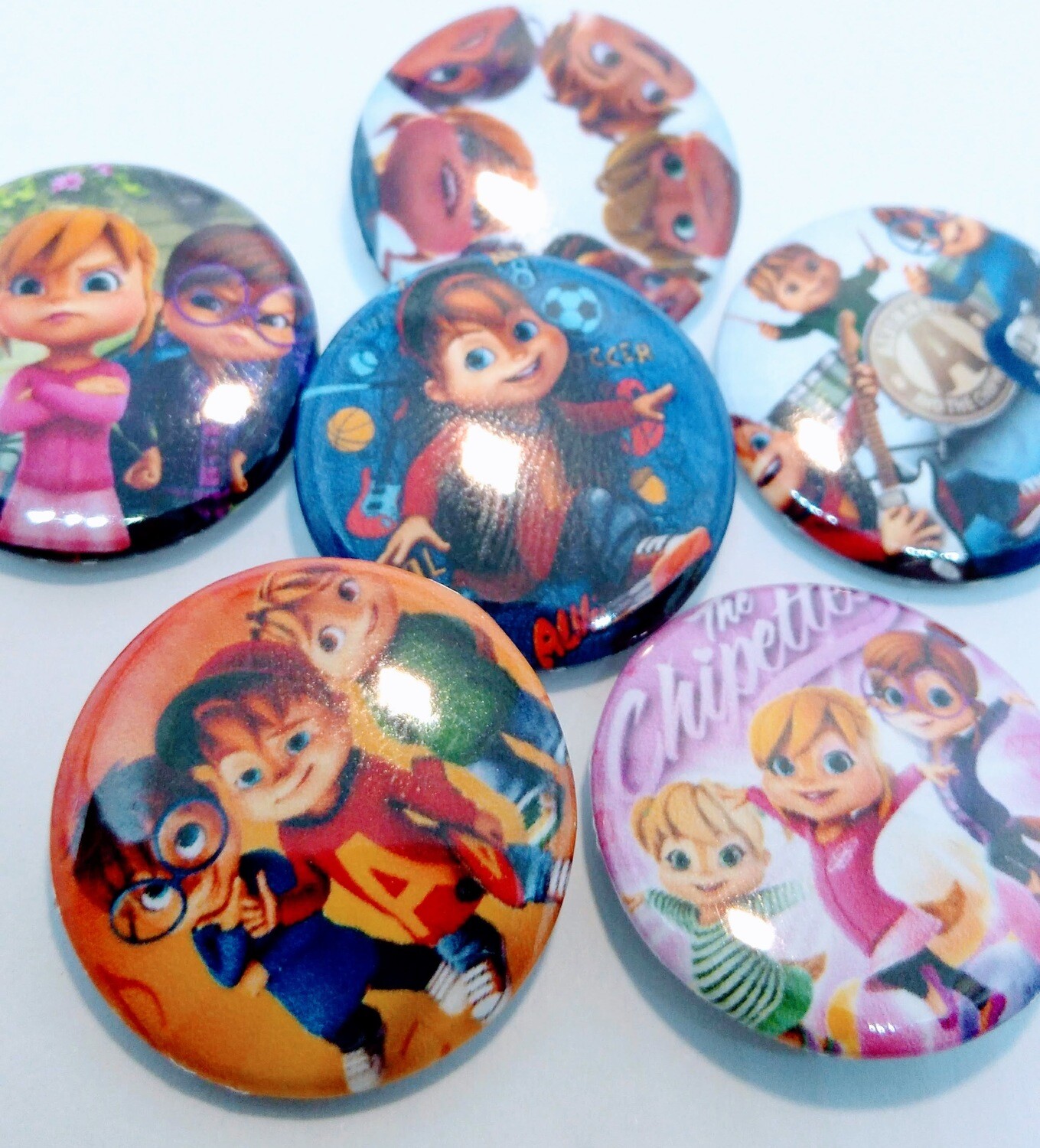 10 Spille 4.5cm Zaino Scuola Alvin and the Chipmunks