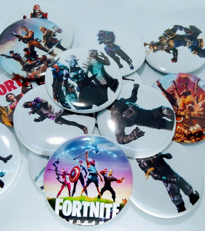 10 Magneti Fortnite Calamite frigo tondo 5.8cm personalizzabile