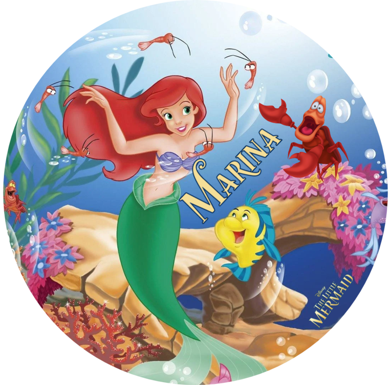 Portachiavi zaino scuola Ariel la Sirenetta